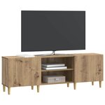 vidaXL Meuble TV 150 x 31 x 50 cm Chêne artisanal Bois d'ingénierie