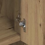 vidaXL Haut Armoire Chêne artisanal 80 x 33 x 150 cm Bois d'ingénierie