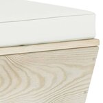 vidaXL Salon de jardin palette 10 Pièces avec coussins bois d'épicéa