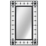 vidaXL Miroir mural Rectangulaire 50 x 80 cm Noir