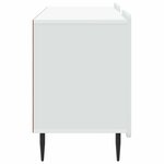 vidaXL Meuble TV Blanc 102 x 34 5 x 52 cm Bois d'ingénierie