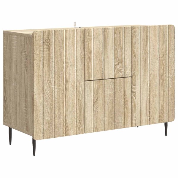 vidaXL Buffet Chêne Sonoma 89 x 34 5 x 62 cm Bois d'ingénierie