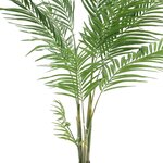 Palmier areca artificiel h 160 cm d 100 cm en pot