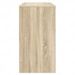 vidaXL Bureau de lit Chêne Sonoma Bois d'ingénierie 100 x 45 x 75 cm