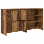 vidaXL Buffets 2 Pièces Bois ancien 70 x 41 x 75 cm Bois d'ingénierie