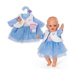 Zapf Creation 838822 - BABY born - Robe d'hiver bleue