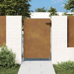 vidaXL Portail de jardin 85x150 cm acier corten