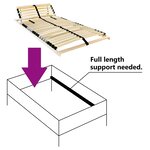 vidaXL Sommier à lattes Marron 80 x 190 cm Bois de hêtre massif