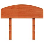 vidaXL Tête de lit cire marron 100 cm bois massif de pin