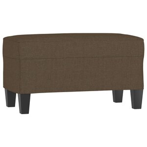 vidaXL Banc Marron 100x35x41 cm Tissu