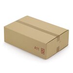 Caisse carton galia double cannelure avec rabats 60x40x20 cm (lot de 20)