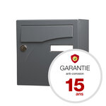 Boîte aux lettres  Préface compact Gris anthracite mat RAL 7016M