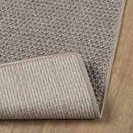 vidaXL Tapis d'intérieur LUGO Taupe 120 x 170 cm Polyester