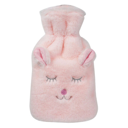 Bouillotte toute lapin rose