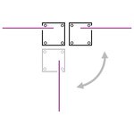 vidaXL Auvent latéral rétractable Crème 160x600 cm