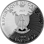 Pièce de monnaie en Argent 500 Francs g 17.50 Millésime 2023 Lucky Charms GOLDFISH