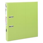 Classeur à levier Prem'Touch int/ext polypropylène - Dos 50mm - A4 maxi - Vert anis x 10 EXACOMPTA