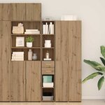 vidaXL Haut Armoire avec tiroir chêne artisanal 30 x 42.5 x 185 cm
