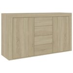 vidaXL Buffet Chêne sonoma 120x36x69 cm Bois d’ingénierie