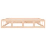 vidaXL Cadre de lit sans matelas 120x200 cm bois massif