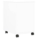 vidaXL Classeur mobile Blanc 39x45x60 cm Acier