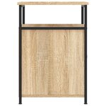 vidaXL Tables de chevet 2Pièces chêne sonoma 40x42x60cm bois d'ingénierie