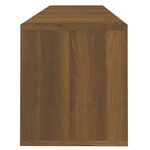 vidaXL Meuble TV Chêne marron 120x30x40 5 cm Aggloméré