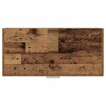 vidaXL Meuble Sous Évier Bois Ancien 78 x 37 x 59 cm Bois d'ingénierie