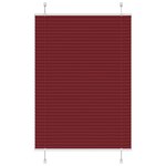 vidaXL Store plissé rouge bordeaux 90x150 cm largeur du tissu 89 4 cm
