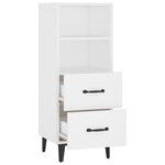 vidaXL Buffet Blanc 34 5x34x90 cm Bois d'ingénierie