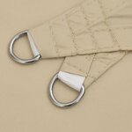 vidaXL Voile de parasol tissu oxford rectangulaire 3x4 m beige