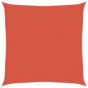 vidaXL Voile d'ombrage 160 g/m² carré terre cuite 2 5x2 5 m PEHD
