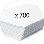 Boite De Classement Exabox Dos 80mm Carte Lustrée - A4 - Rouge - X 6 - Exacompta