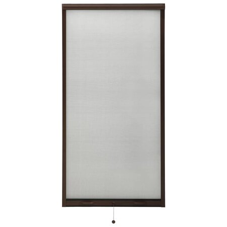 vidaXL Moustiquaire à rouleau pour fenêtres Marron 70x150 cm