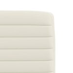 vidaXL Chaises à manger lot de 4 Crème Velours