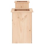 vidaXL Banc avec jardinières 184 5x39 5x56 5 cm bois massif de pin