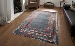 Tapis d'intérieur RING 80 x 150 cm - Rouge