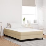 Matelas à ressorts ensachés vidaXL Vert clair Gris Moyen 120x190x20 cm Tissu