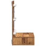 vidaXL Armoire Miroir Bois ancien 62 x 31 5 x 62 cm Bois d'ingénierie