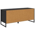 vidaXL Cabinet à chaussures avec stockage Chêne noir 60 x 35 x 44 cm