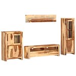 vidaXL Ensemble de meuble TV avec tiroir Marron 120 x 30 x 39 cm bois