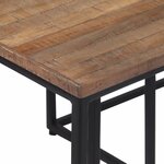 vidaXL Tables basses gigognes 3 Pièces bois massif de teck