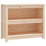 vidaXL Bibliothèque 80x35x68 cm Bois de pin massif