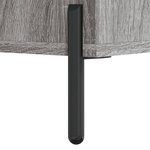 vidaXL Buffet haut Sonoma gris 34 5x34x180 cm Bois d'ingénierie