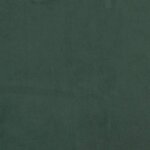 vidaXL Tête de lit avec oreilles Vert foncé 103x16x118/128 cm Velours