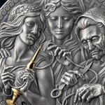 Pièce de monnaie en Argent 1000 Francs g 31.1 (1 oz) Millésime 2025 Great Greek Mythology MOIRAI