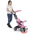 FEBER Tricycle Evolutif Trike Baby Plus Music Rose
