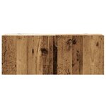 vidaXL Ensemble de meuble TV mural 5 Pièces vieux bois bois d'ingénierie