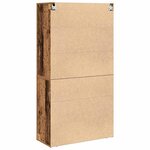 vidaXL Haut meuble Bois ancien 80 x 33 x 150 cm Bois d'ingénierie