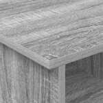 vidaXL Meuble TV Gris Sonoma 68 5 x 35 x 35 cm Bois d'ingénierie